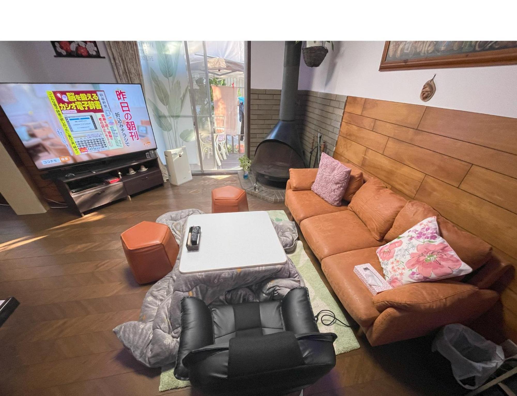 Tatami Room & Living Room Equipped With Multinational Tv And Fire, Bbq Corner In Tokyo Downtown House Εξωτερικό φωτογραφία